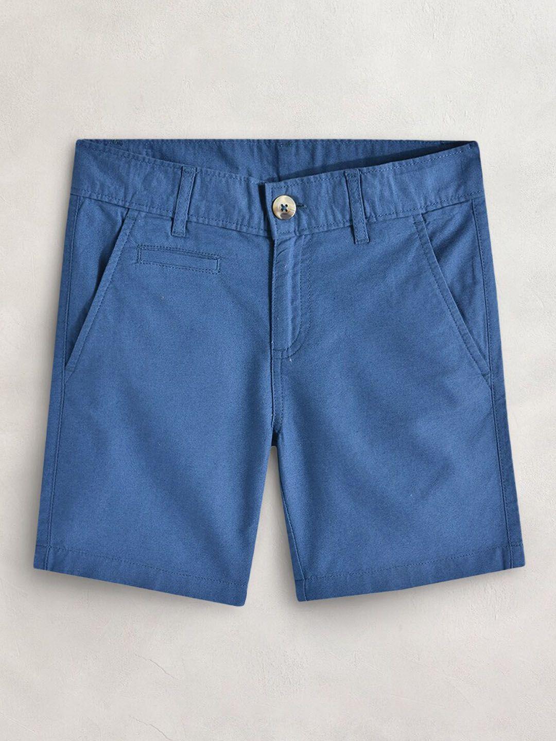 cherry crumble boys blue chino shorts