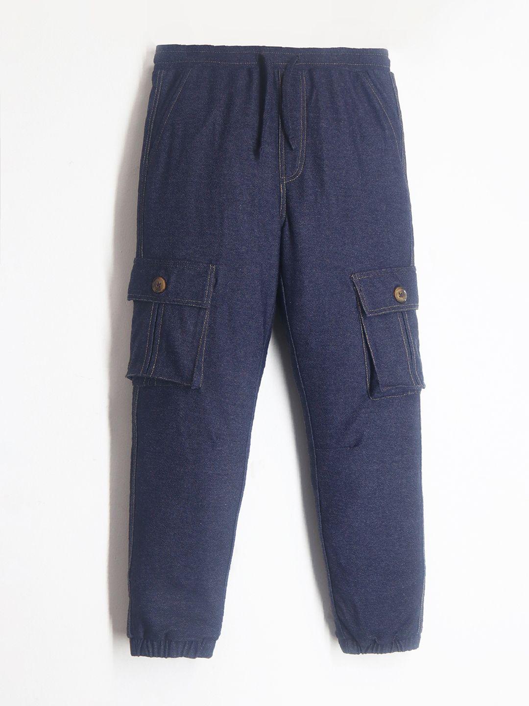 cherry crumble boys loose fit cotton joggers