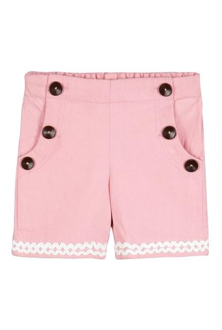 cherry-crumble-by-nitt-hyman-kids-pink-solid-shorts