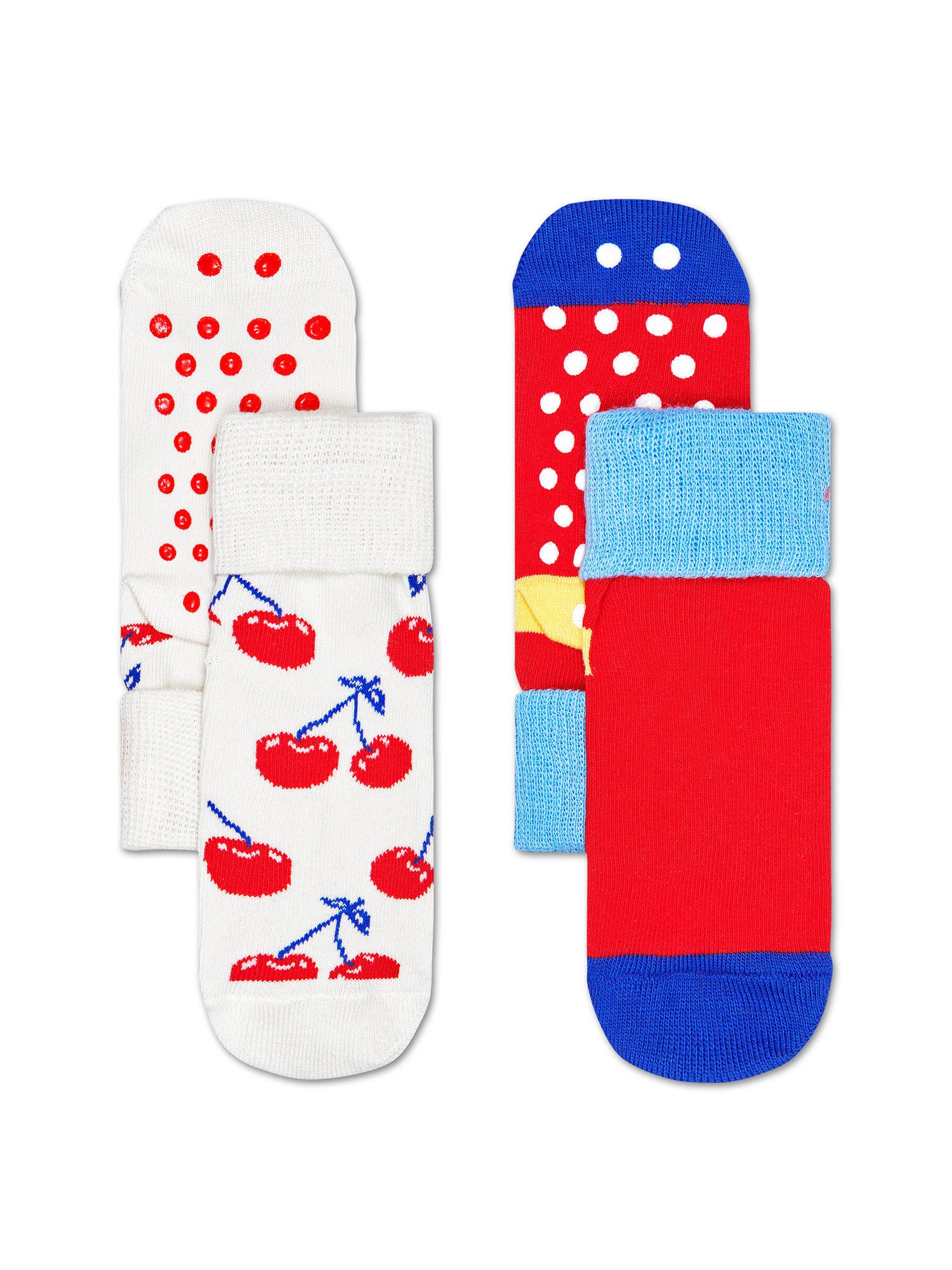 cherry anti-slip socks (pack of 2)