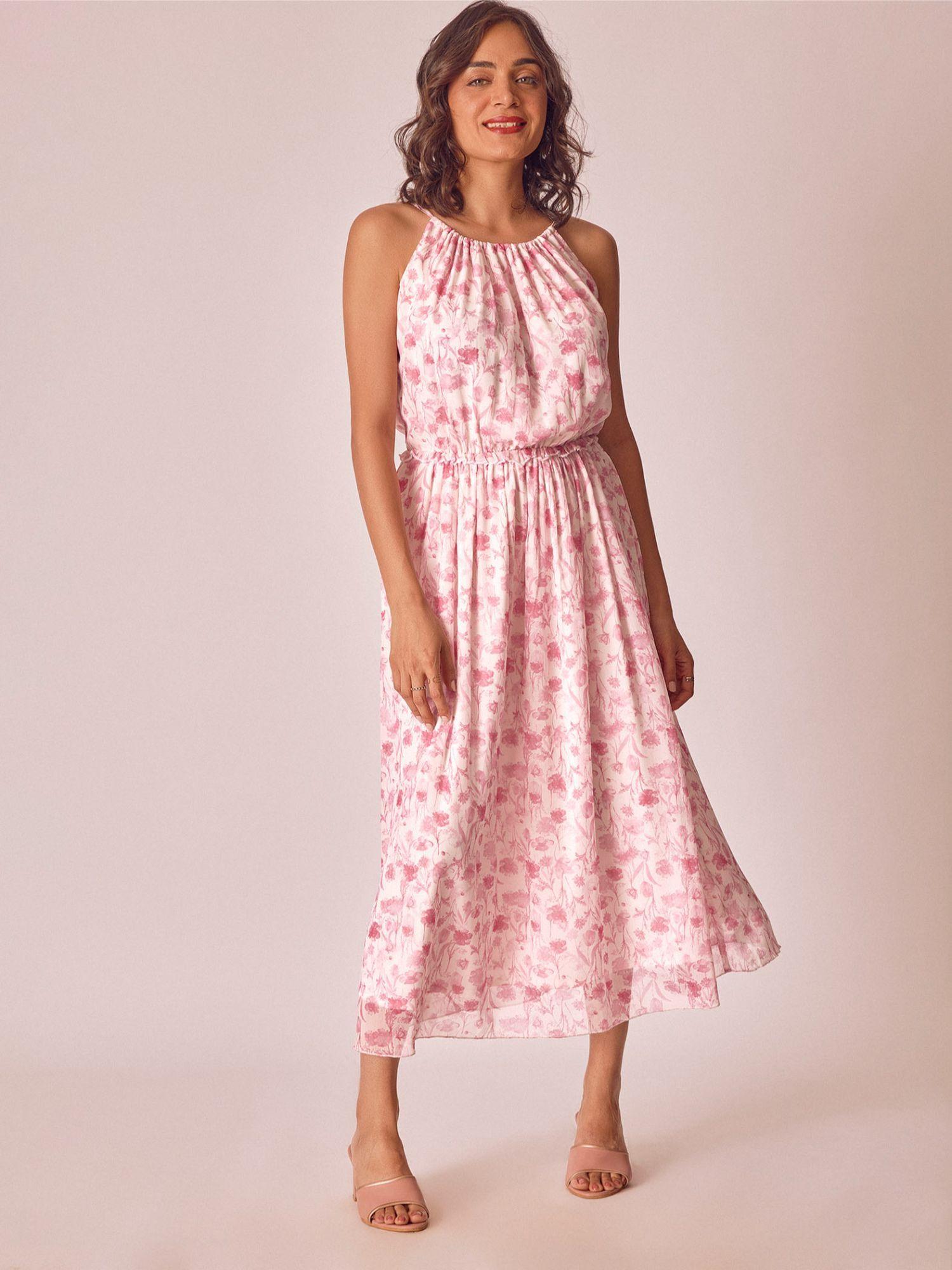 cherry blossom in cut dress