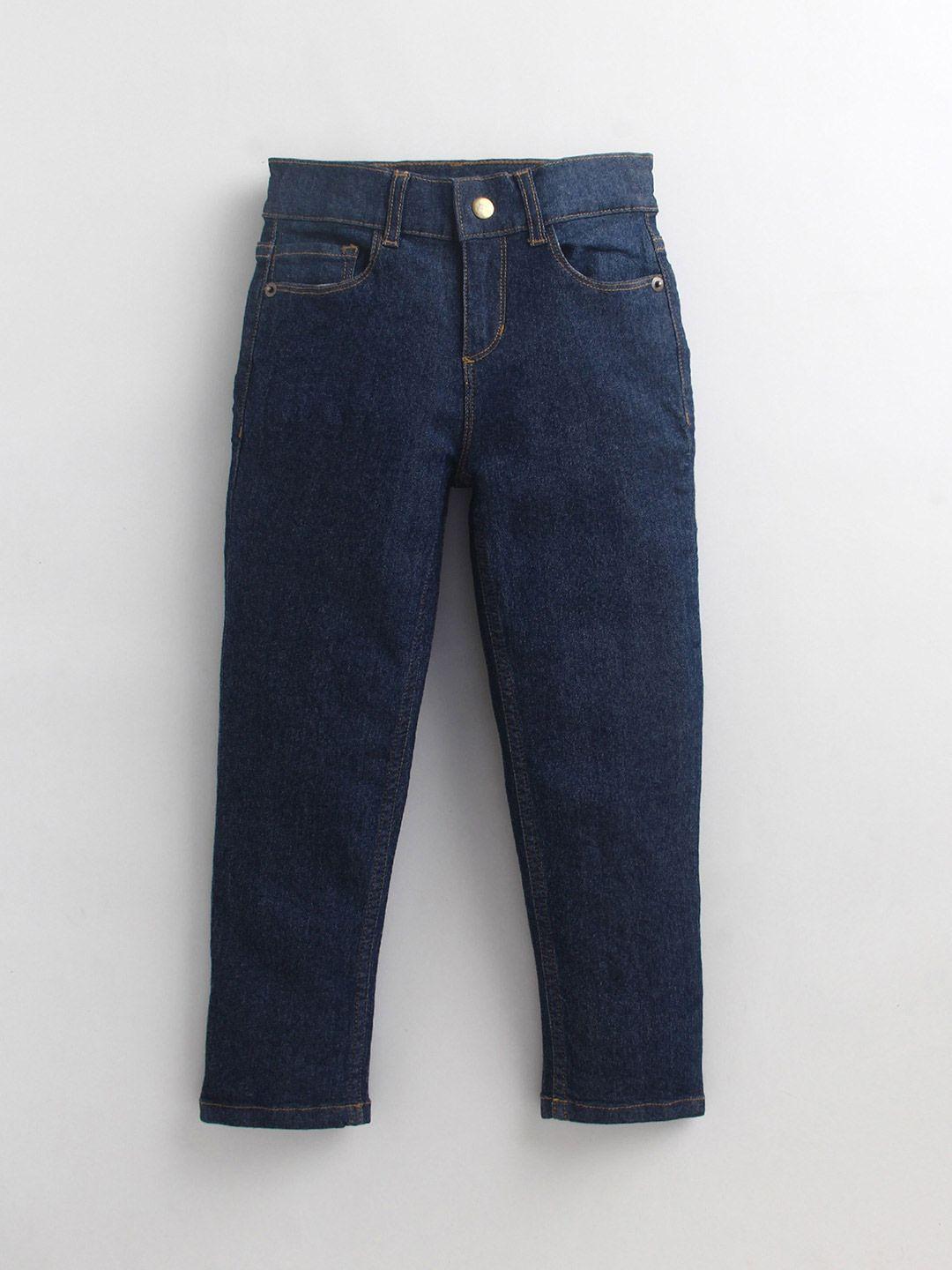 cherry crumble boys blue washed denim jeans
