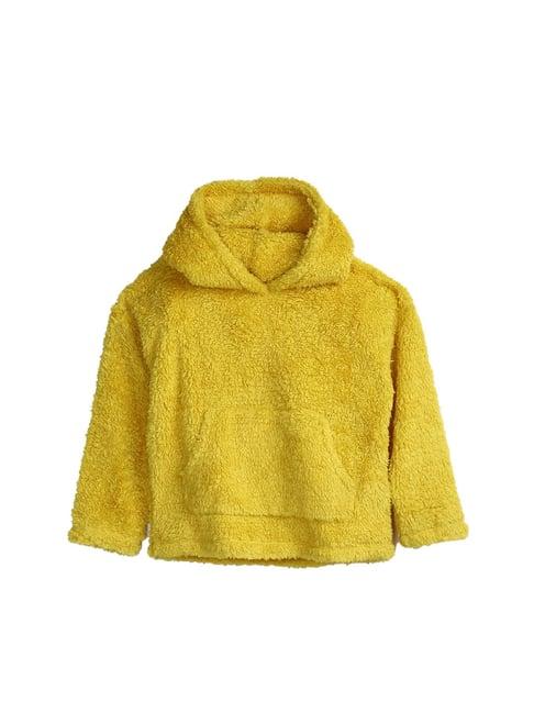 cherry crumble by nitt hyman kids mustard solid hoodie