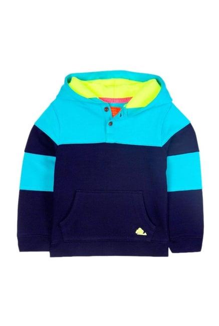 cherry crumble by nitt hyman kids navy colorblock downtown hoodie