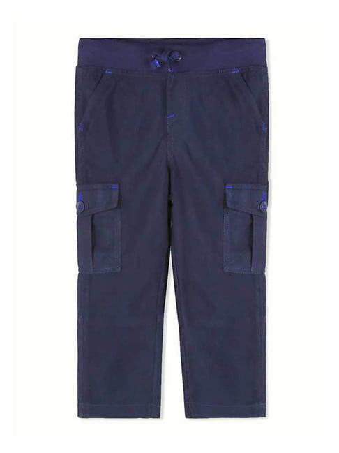 cherry crumble by nitt hyman kids navy solid pants