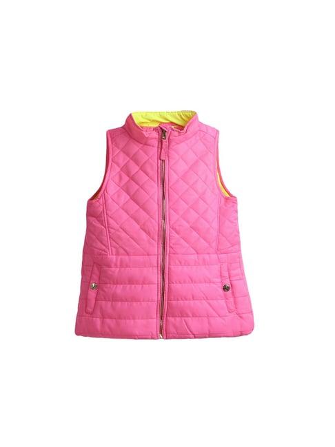 cherry crumble by nitt hyman kids pink quilted jacket