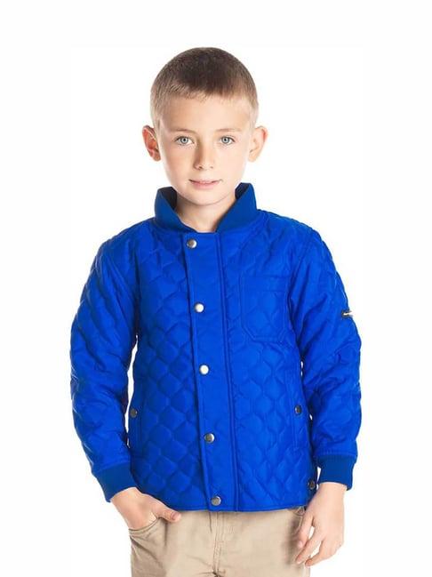 cherry crumble by nitt hyman kids royal blue quilted jacket