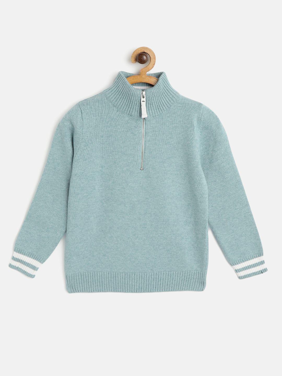 cherry crumble kids blue solid pullover