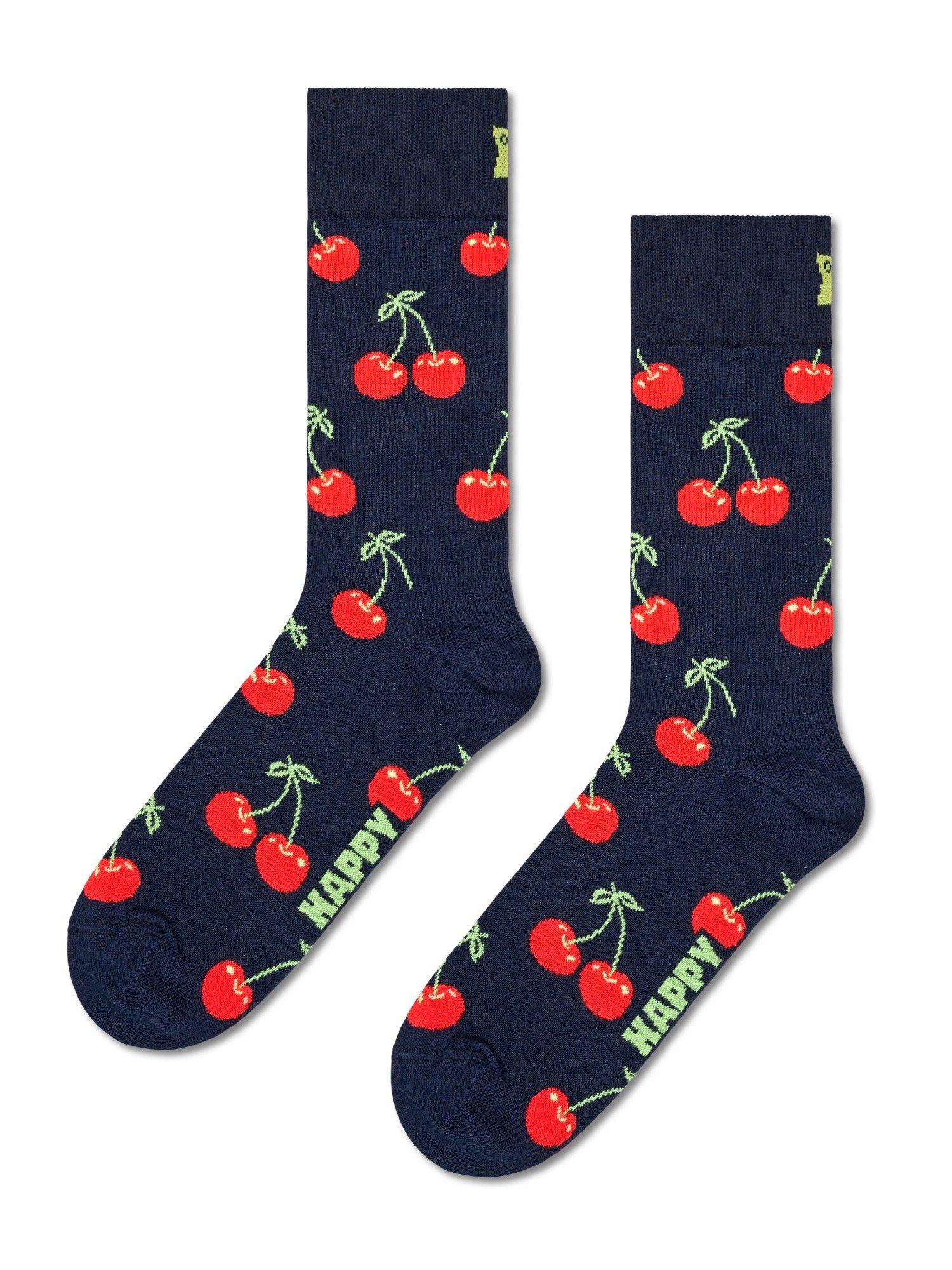 cherry multi-color unisex socks (pack of 2)
