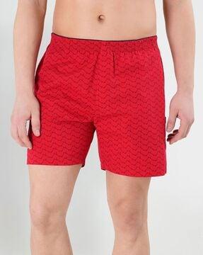 chevron print boxers with insert pockets