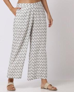 chevron print palazzos