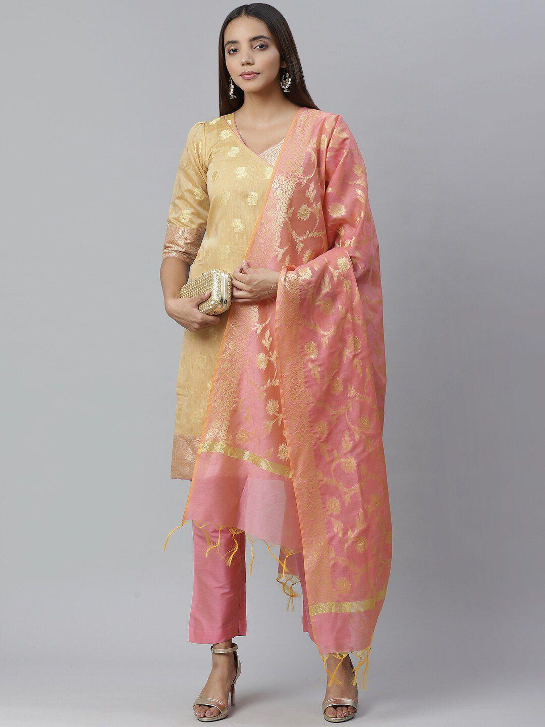 chhabra 555 women beige dress material