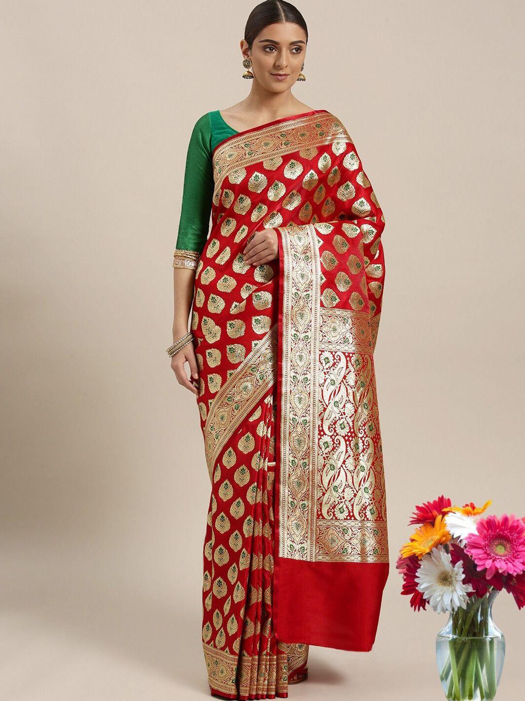 chhabra 555 ethnic motifs woven design zari kanjeevaram saree