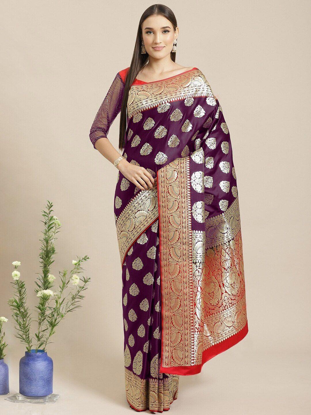 chhabra 555 floral woven design zari kanjeevaram saree