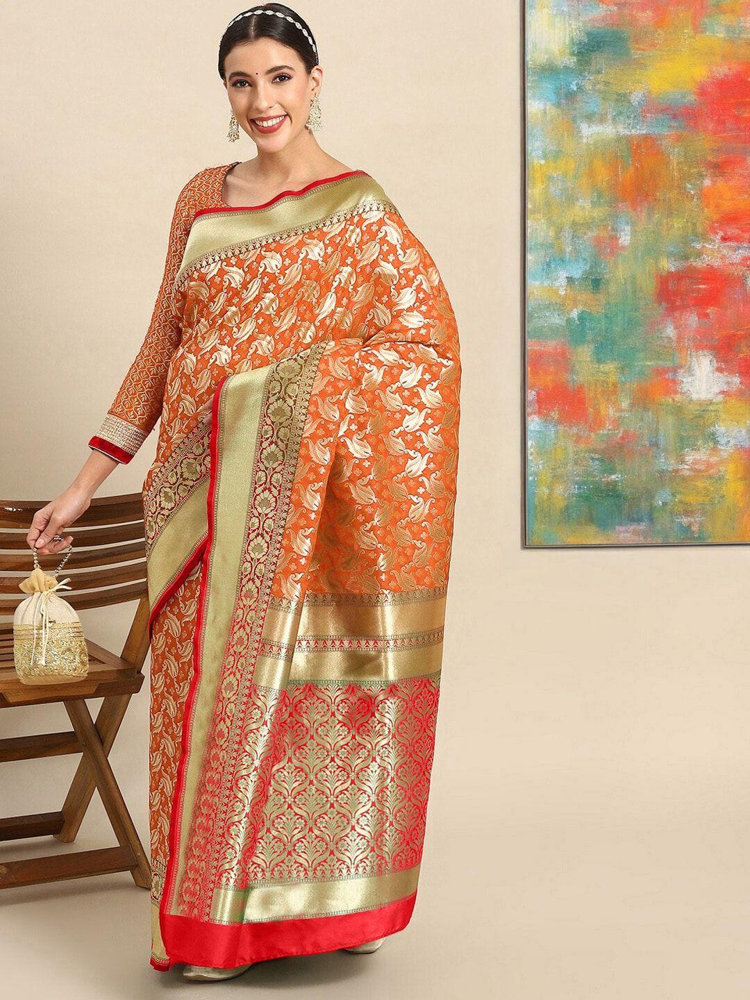 chhabra 555 woven design zari sarees