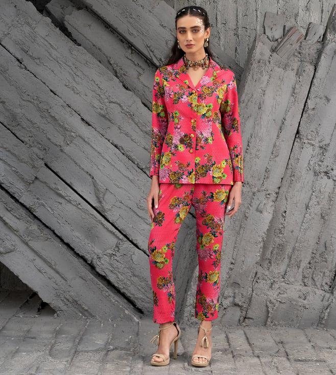 chhavvi aggarwal raspberry co-ord set