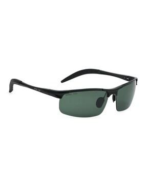 chi0094-c1 half-rim rectangular sunglasses