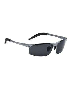 chi0094-c2 half-rim rectangular sunglasses