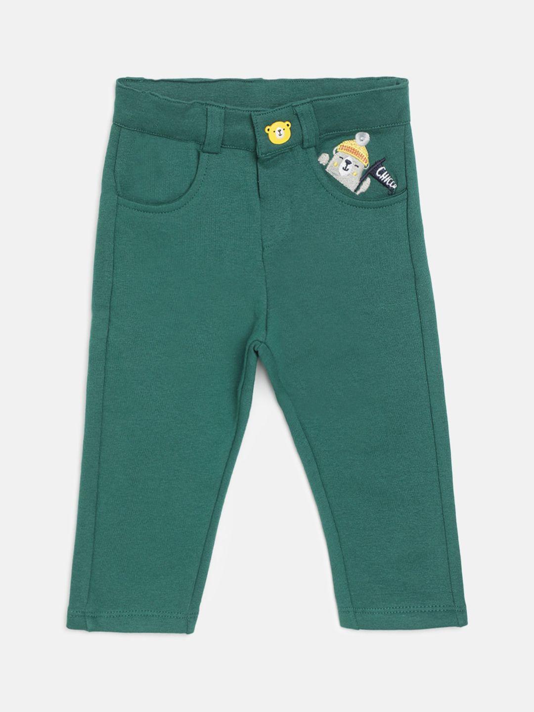 chicco boys green trousers
