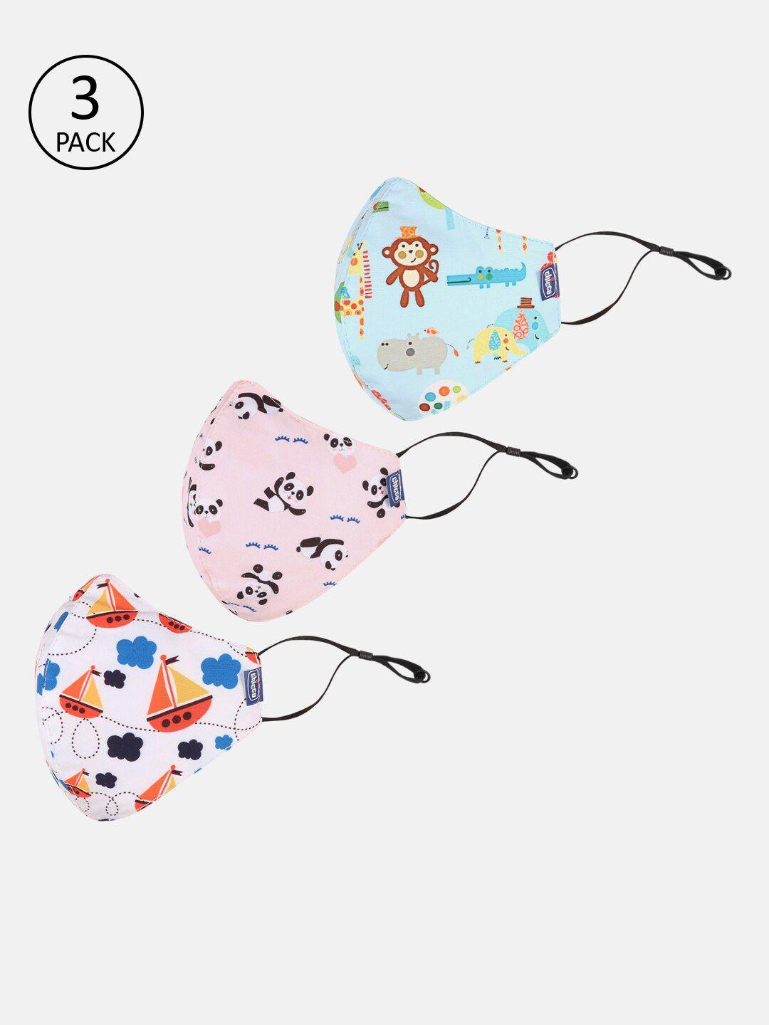 chicco kids 6-ply pack of 3 reusable cloth masks