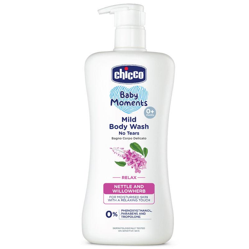 chicco baby moments mild bodywash relax