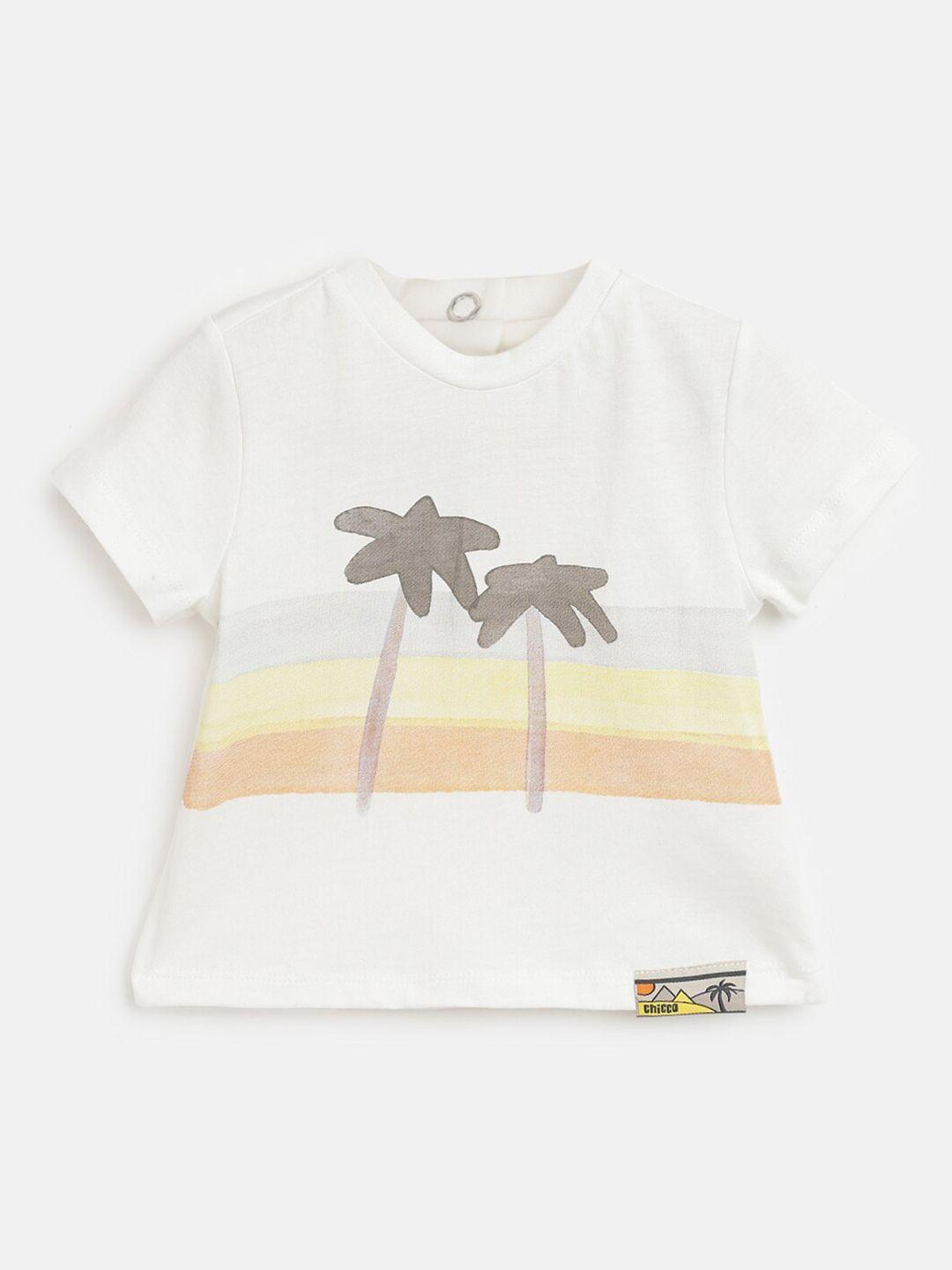 chicco infant boys graphic printed cotton t-shirt
