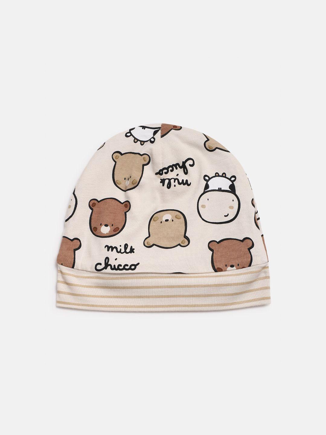 chicco infants printed cotton beanie