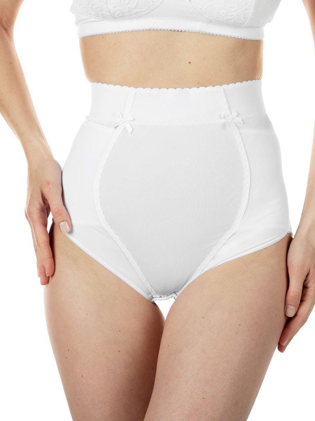 chicco women white solid tummy tucker shapewear