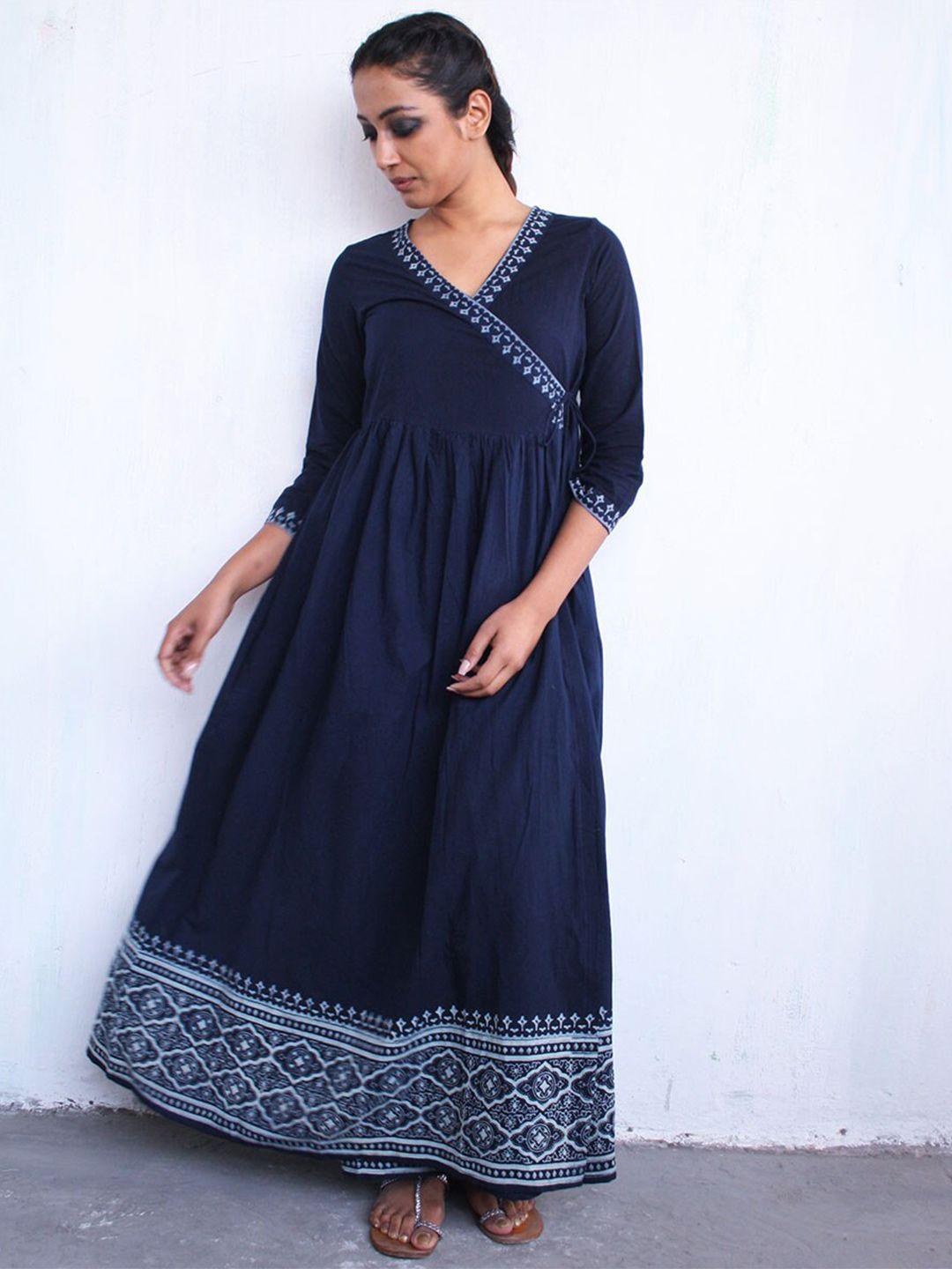 chidiyaa blue maxi dress