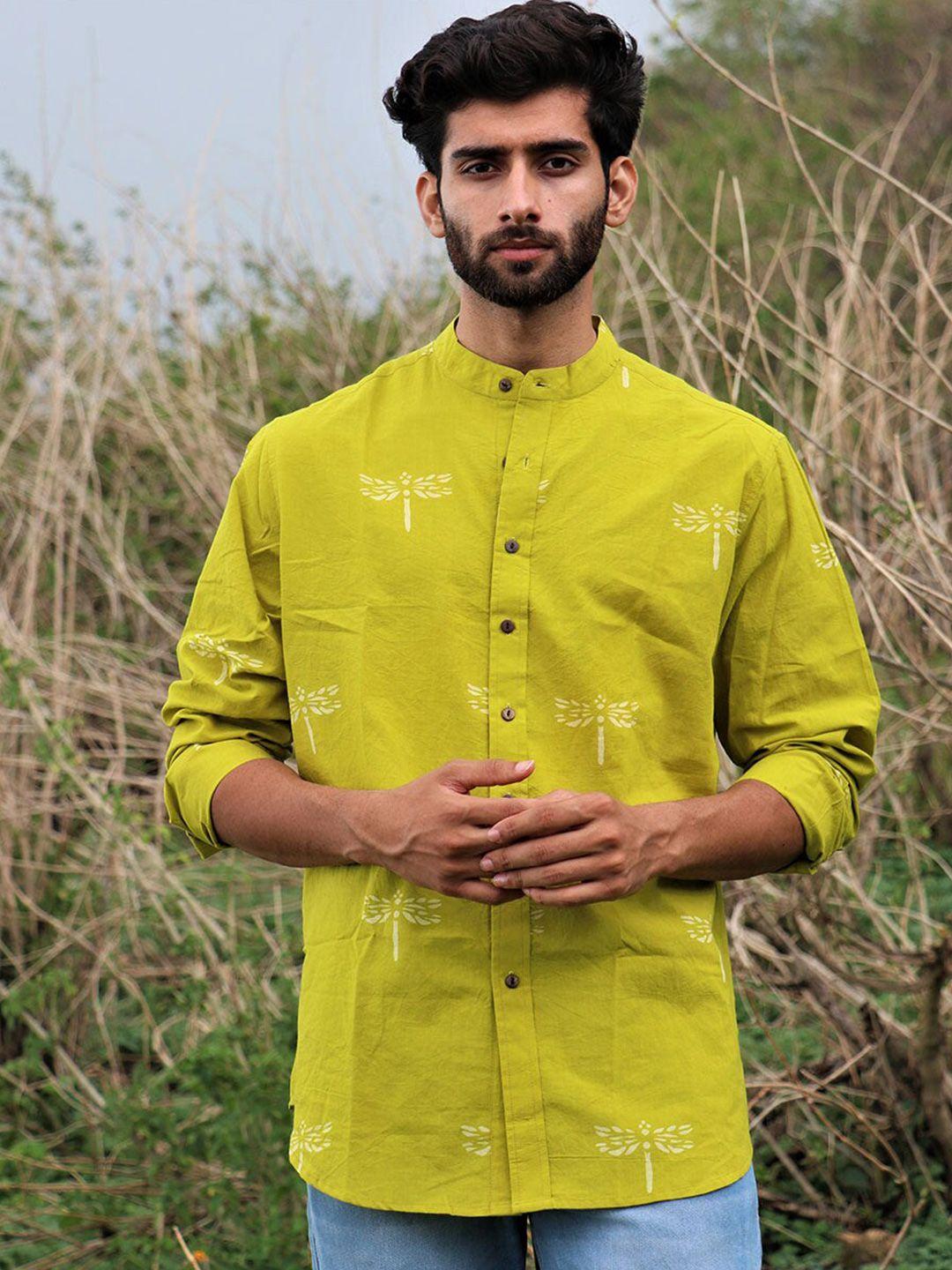 chidiyaa printed cotton casual shirt