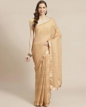 chiffon saree with lace border