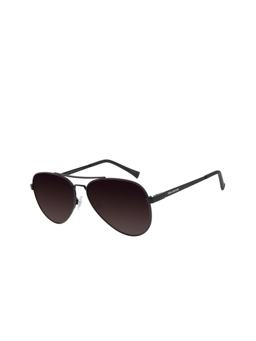 chilli-beans-unisex-bronze-lens-&-brown-aviator-sunglasses-with-uv-protected-lens