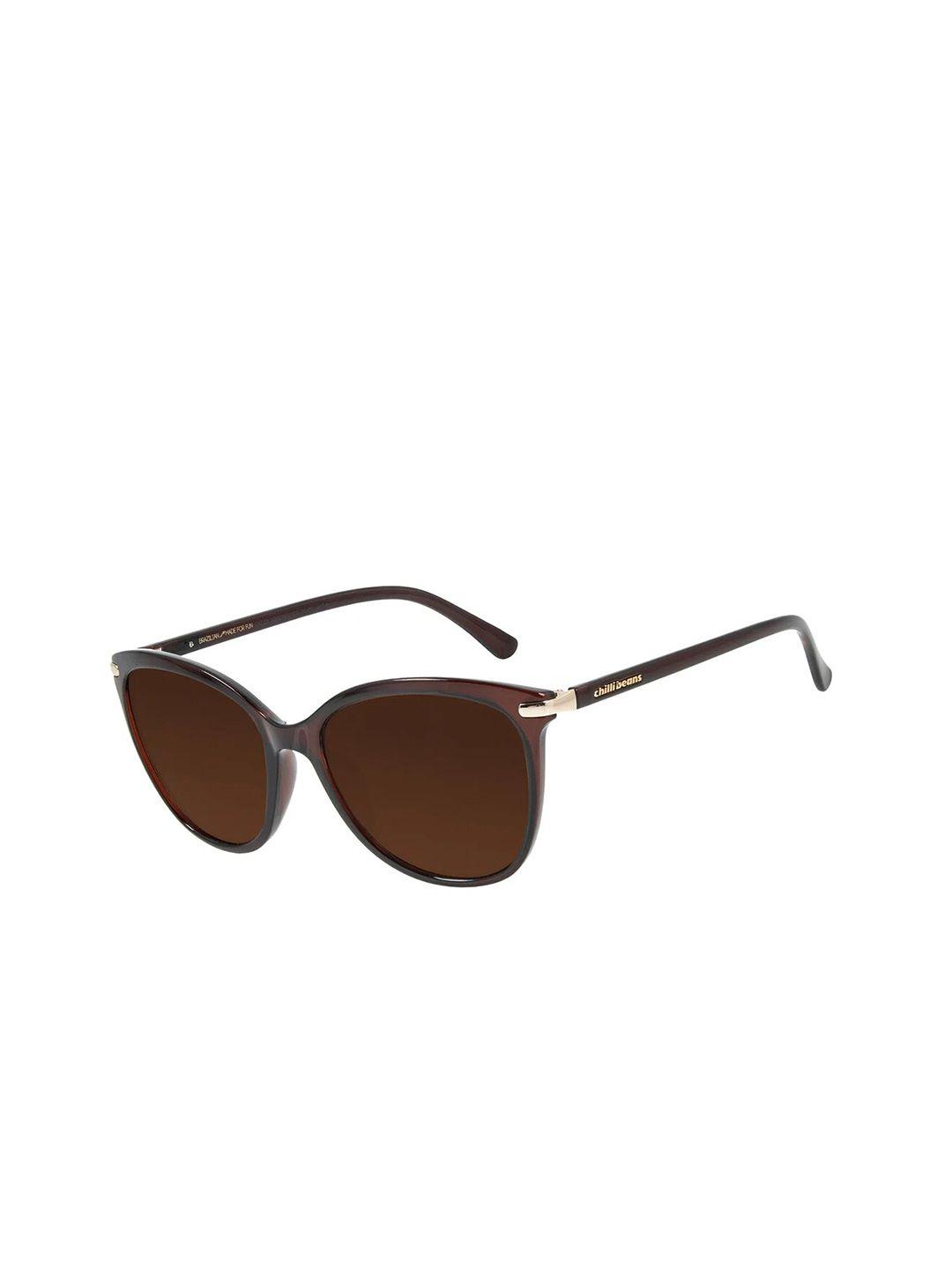 chilli beans women round sunglasses occl30020217-brown