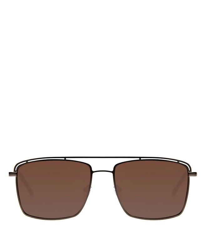 chilli beans brown uv protected aviator sunglasses for men ocmt35100215