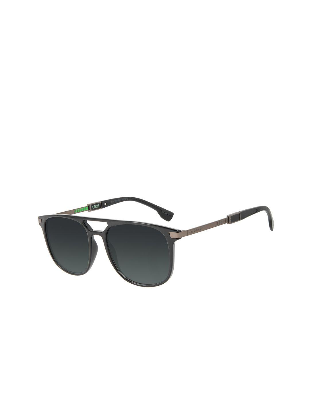 chilli beans men green lens & black square sunglasses with uv protected lens occl33008201