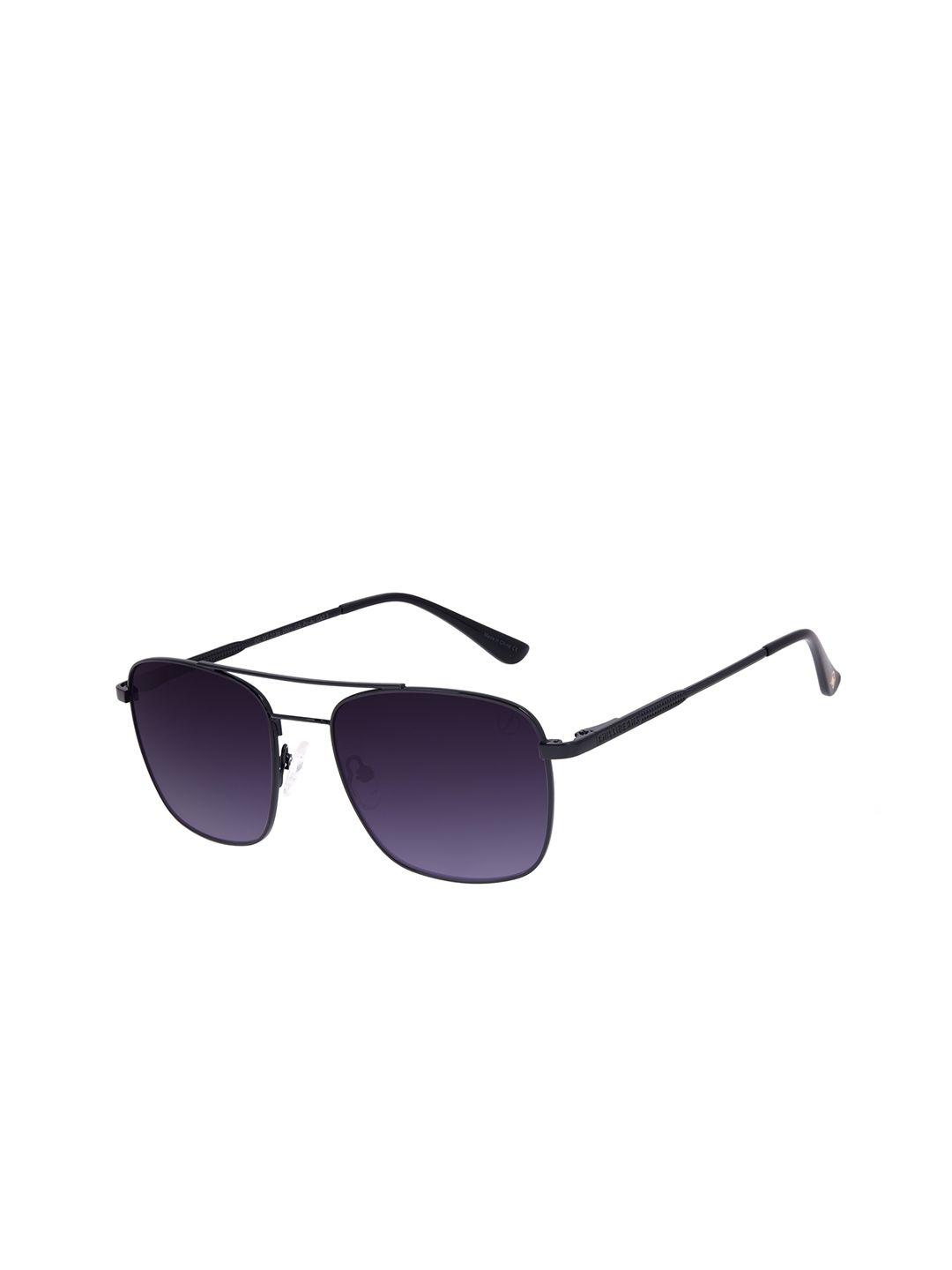 chilli beans men violet lens & black frame rectangle sunglasses ocmt31362001