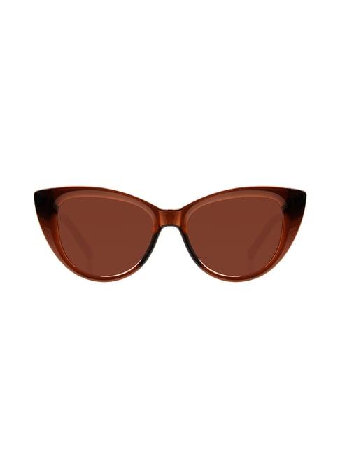 chilli beans occl35010202 brown cat eye sunglasses