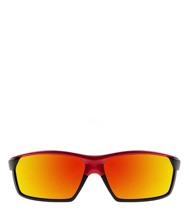 chilli beans oces13300116 orange uv protected rectangular sunglasses for men