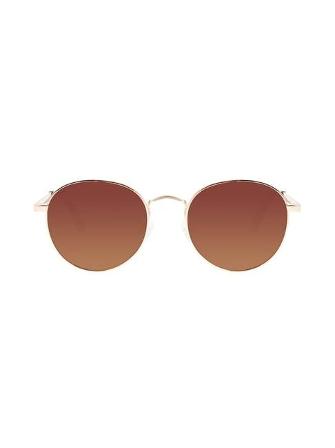 chilli beans ocmt30425721 brown round sunglasses