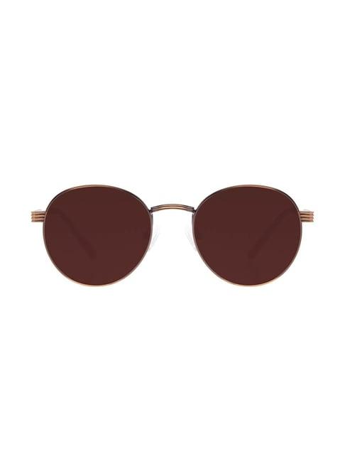 chilli beans ocmt31191502 brown round sunglasses