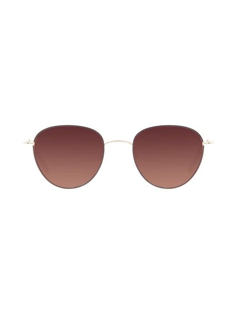 chilli beans ocmt31285721 brown oval sunglasses