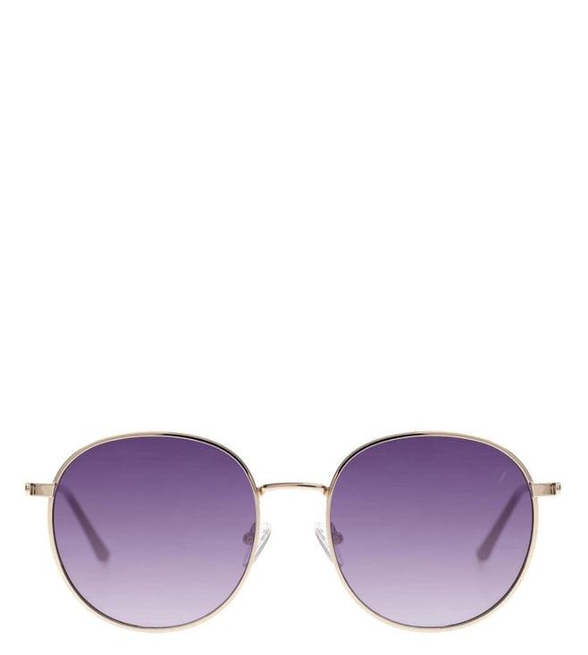 chilli beans ocmt32979595 purple uv protected round sunglasses for women