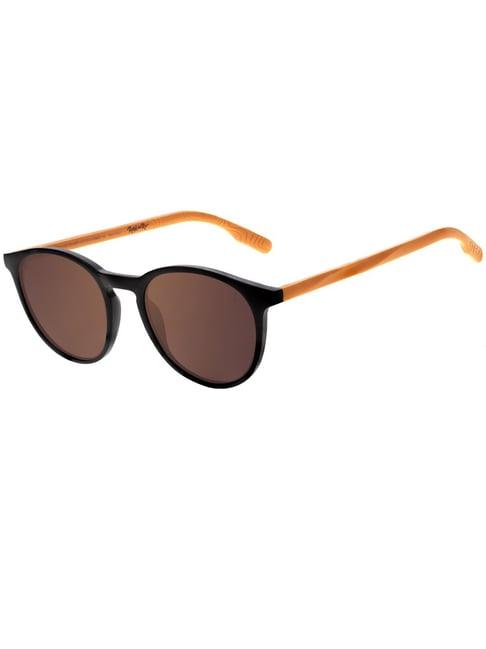 chilli beans orange round uv protection unisex sunglasses