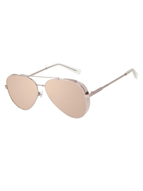 chilli beans pink aviator uv protection unisex sunglasses