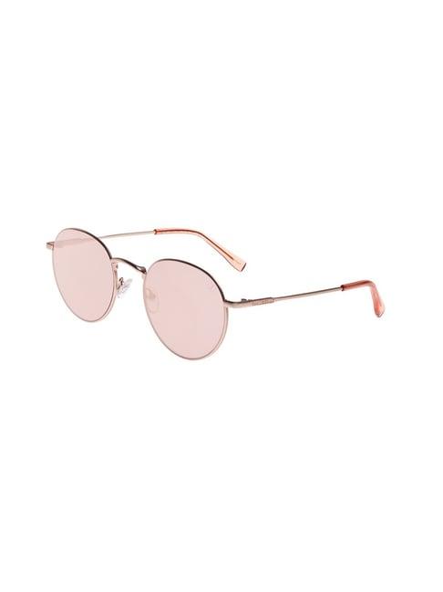 chilli beans pink round uv protection sunglasses for women