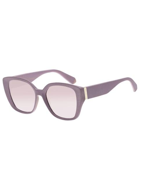 chilli beans pink square uv protection sunglasses for women