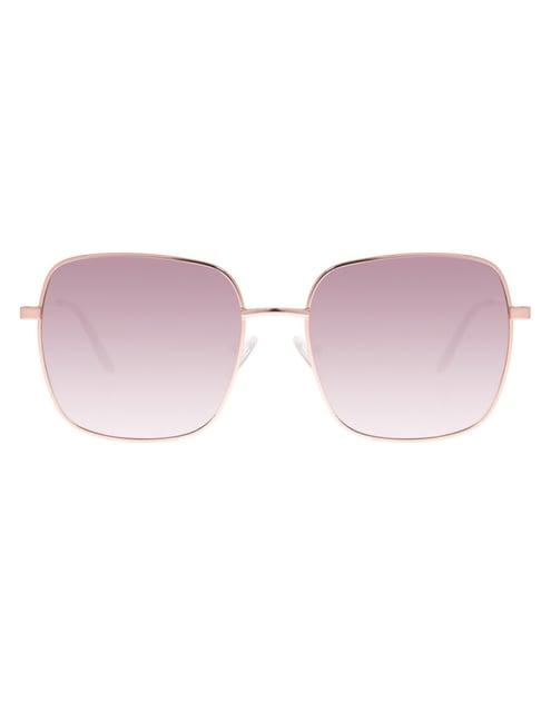 chilli beans pink square uv protection sunglasses for women