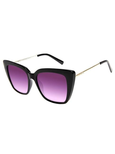 chilli beans purple cat eye uv protection sunglasses for women