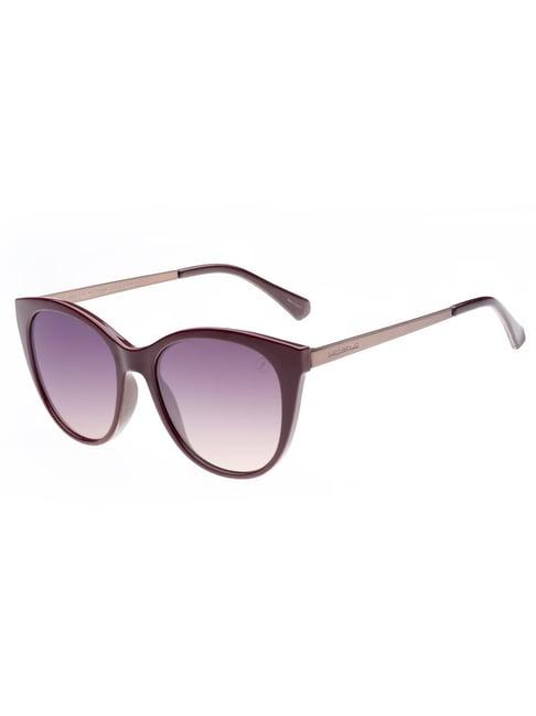 chilli beans purple round uv protection sunglasses for women