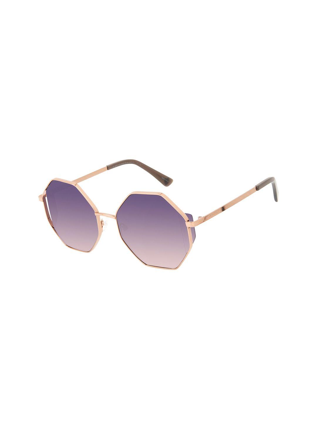 chilli beans women purple lens & gold-toned sunglasses with uv protected lens ocmt31732039